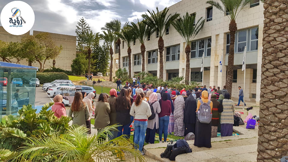 طلاب جامعة تل ابيب يواصلون احتجاجهم على إغلاق المصلى